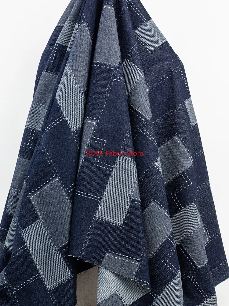 Клетчатая жаккардовая джинсовая ткань, для блейзеров, брюк, шляп, сумки, толстая джинсовая ткань Telas, 1 метр
Клетчатая жаккардовая джинсовая ткань, для блейзеров, брюк, шляп, сумки, толстая джинсовая ткань Telas, 1 метр