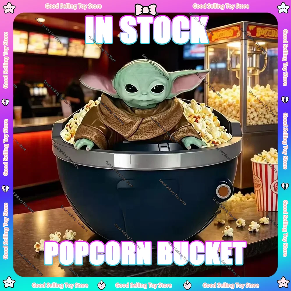 Star Wars Baby Yoda Popcorn Bucket Mandalorian Grogu 3D Printed Snack Bowl Cute Anime Figure Tub Movie Souvenir Gift For Kids
Star Wars Baby Yoda Popcorn Bucket Mandalorian Grogu 3D Printed Snack Bowl Cute Anime Figure Tub Movie Souvenir Gift For Kids