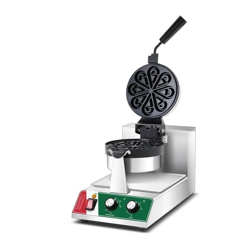 Electric water drop single head rotating waffle stove waffle maker muffin maker
Electric water drop single head rotating waffle stove waffle maker muffin maker