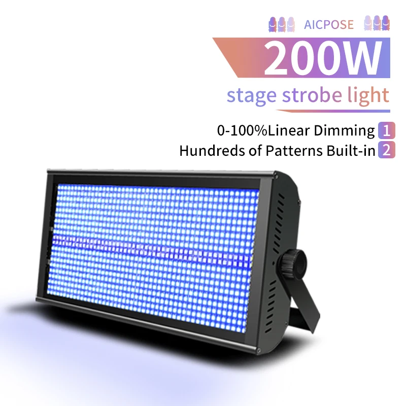 DMX 200W LED RGBW 4 in 1 48 Zone Strobe Light White Super Bright Dj Wall Washer Bar Strobe Light Stage Lighting Effect
DMX 200W LED RGBW 4 in 1 48 Zone Strobe Light White Super Bright Dj Wall Washer Bar Strobe Light Stage Lighting Effect