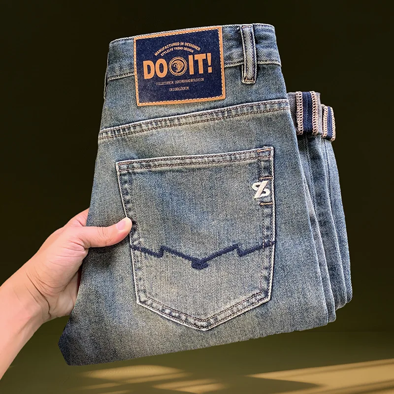 2025 New Jeans for Men's Summer, Thin, Slim Fit, Elastic, Small Foot, Water Washed Retro Versatile Casual Pants
2025 New Jeans for Men's Summer, Thin, Slim Fit, Elastic, Small Foot, Water Washed Retro Versatile Casual Pants