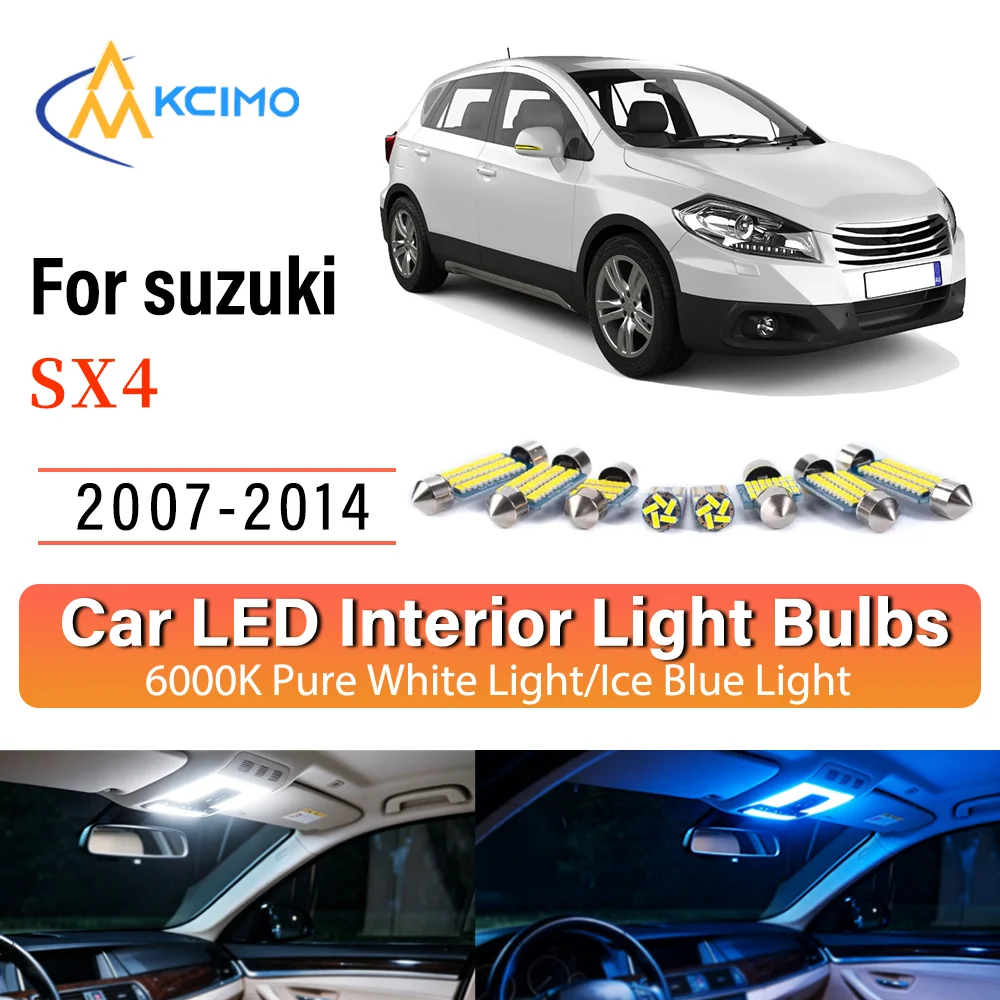 Interior Lighting Kit For suzuki SX4 2007-2014 LED Bulbs for Dome Map Door Trunk License Plate Light
Interior Lighting Kit For suzuki SX4 2007-2014 LED Bulbs for Dome Map Door Trunk License Plate Light