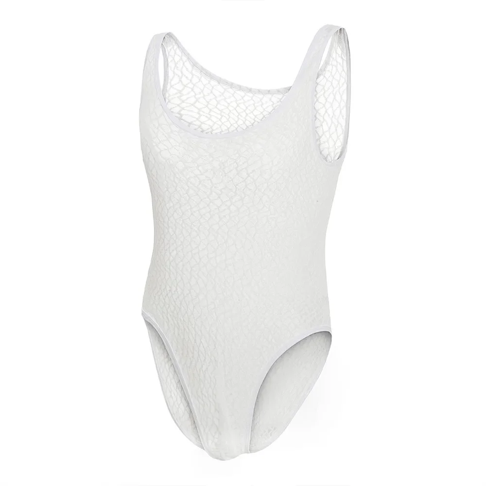 Men Sheer Bodysuit Sexy Leotard Elastic Underwear Briefs Sexy Lingerie Lace Hollow Jumpsuit Swimming Bikini Lace Erotic Romper
Men Sheer Bodysuit Sexy Leotard Elastic Underwear Briefs Sexy Lingerie Lace Hollow Jumpsuit Swimming Bikini Lace Erotic Romper