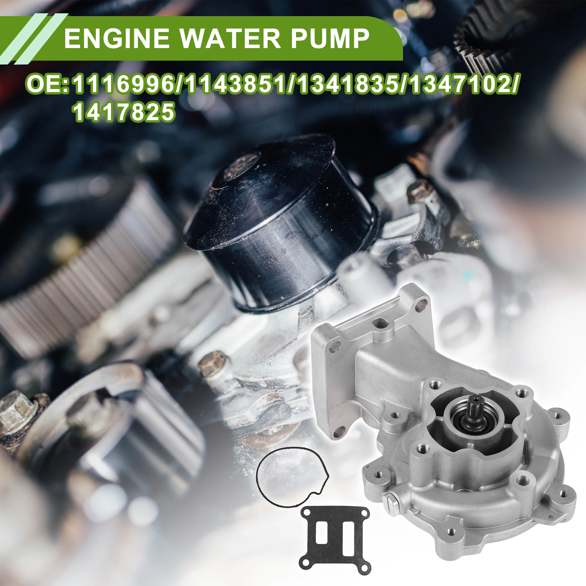 Водяной насос двигателя UXCELL для Ford Mondeo No 1116996/1143851 Насос охлаждающей воды 
Водяной насос двигателя UXCELL для Ford Mondeo No 1116996/1143851 Насос охлаждающей воды
