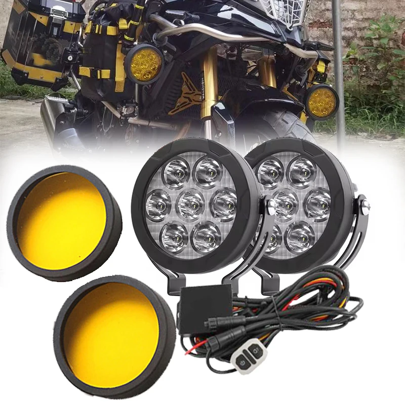 Motorcycle Extermal Foglight LED Auxiliary Lights For BMW R1200 GS R1250GS 1250LC ADV k1600B F850GS F 750GS F800GS Headlight
Motorcycle Extermal Foglight LED Auxiliary Lights For BMW R1200 GS R1250GS 1250LC ADV k1600B F850GS F 750GS F800GS Headlight