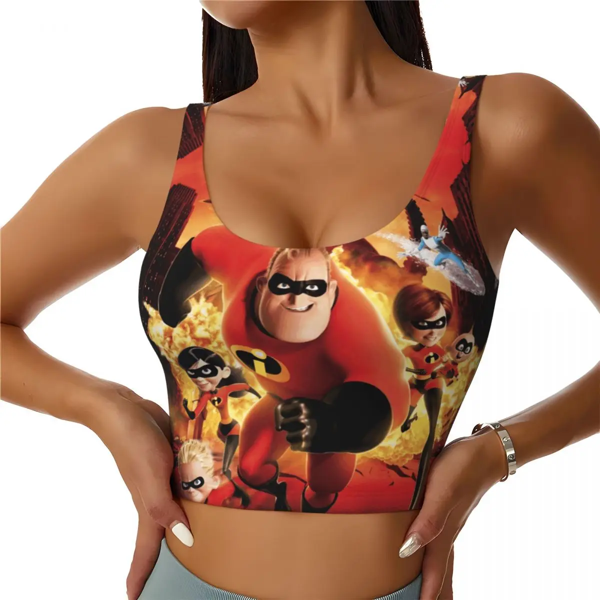 Custom Women The Incredibles Animes Hot Sports Bras Classic High Impact Gym Workout Yoga Crop Tank Tops
Custom Women The Incredibles Animes Hot Sports Bras Classic High Impact Gym Workout Yoga Crop Tank Tops
