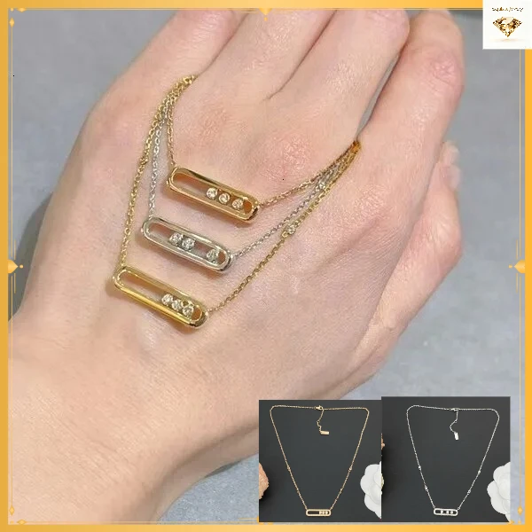 Designer Jewelry Sliding Three-Diamond Stainless Steel Necklace for Women Lively Hollow Design High-End Versatile Jewelry Gift
Designer Jewelry Sliding Three-Diamond Stainless Steel Necklace for Women Lively Hollow Design High-End Versatile Jewelry Gift