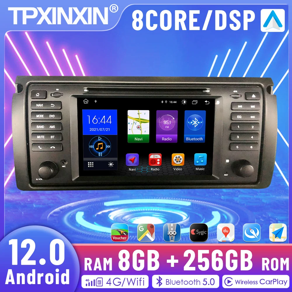 2 Din 7INCH Car Radio Multimedia Video Player For BMW E53 Gps Navi Stereo 4G Rds Dsp Carplay Android 13.08GB+128GB
2 Din 7INCH Car Radio Multimedia Video Player For BMW E53 Gps Navi Stereo 4G Rds Dsp Carplay Android 13.08GB+128GB