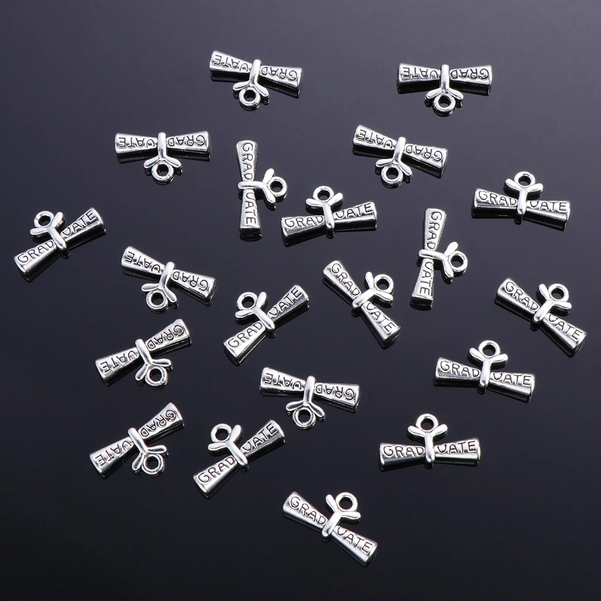 20pcs Certificate Pendant Exquisite Diploma Charms Graduation Gift Pendant for Jewelry Crafting Projects Keychain Gifts 
20pcs Certificate Pendant Exquisite Diploma Charms Graduation Gift Pendant for Jewelry Crafting Projects Keychain Gifts