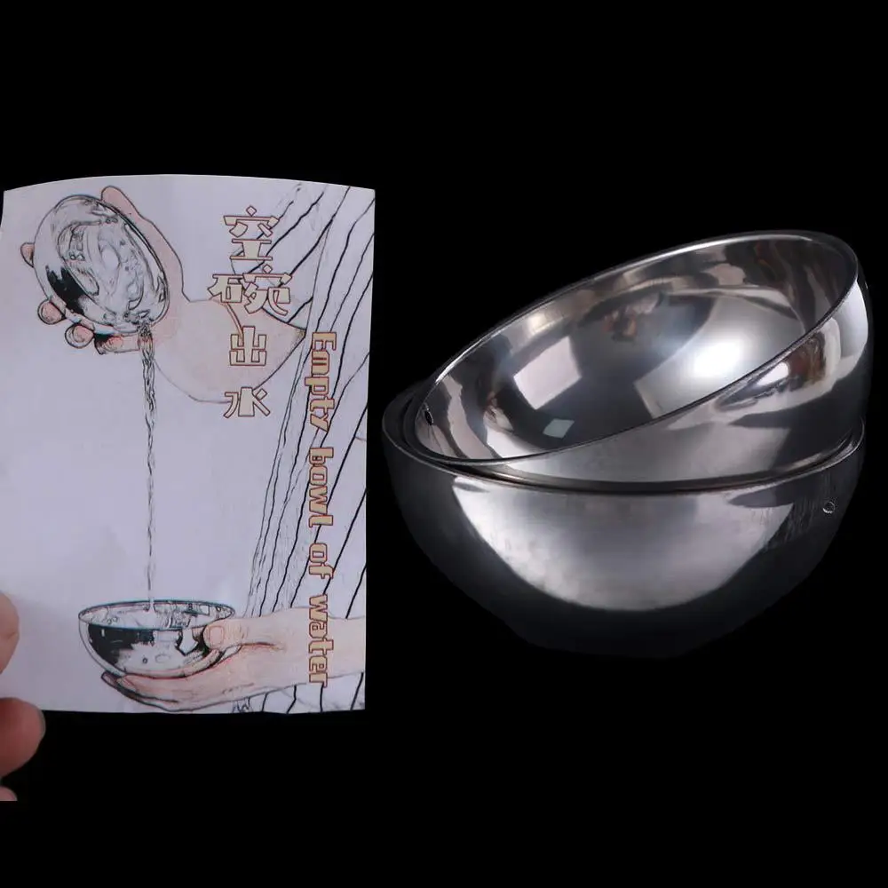 2pcs Stainless Steel Magic Tricks Bowl Puzzle Educational Water From Above Bowl Close Up Mentalism Gimmick Magic
2pcs Stainless Steel Magic Tricks Bowl Puzzle Educational Water From Above Bowl Close Up Mentalism Gimmick Magic