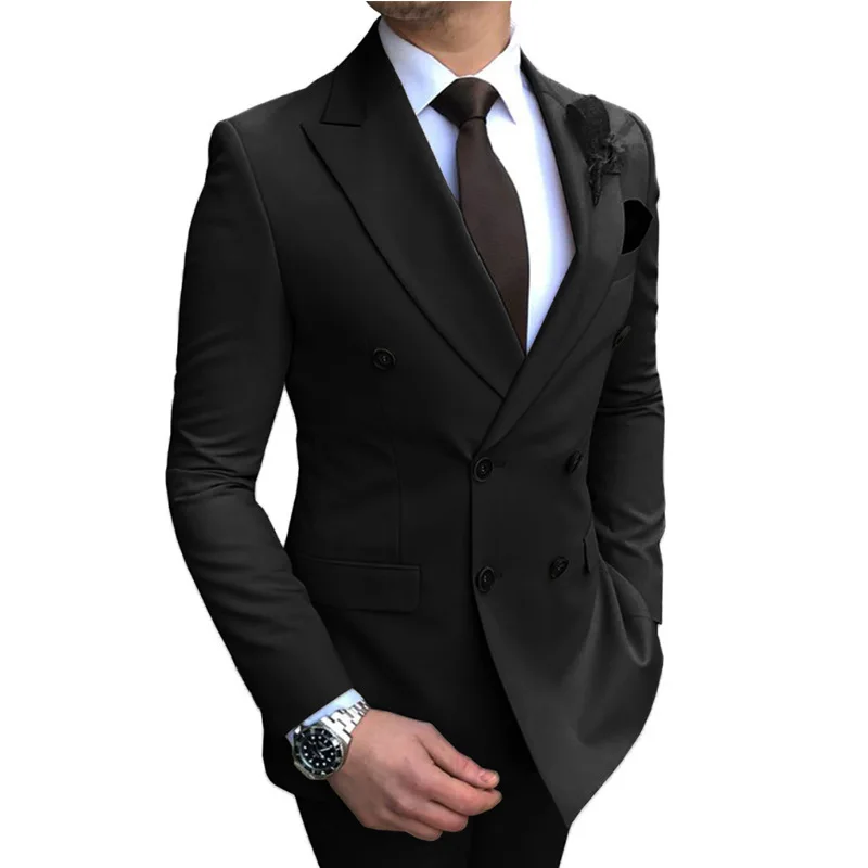HH367Korean style slim fit professional suit for groomsmen wedding suits for men
HH367Korean style slim fit professional suit for groomsmen wedding suits for men