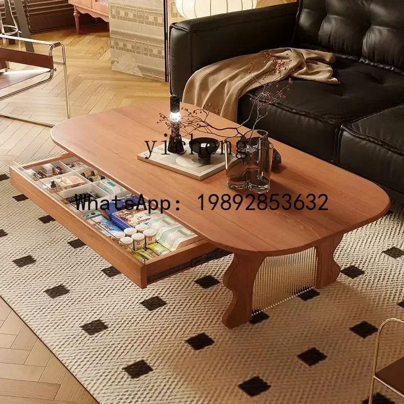 X4 Wave Coffee Table Living Room Small Apartment Can Store Tea Table Solid Wood Tea Table
X4 Wave Coffee Table Living Room Small Apartment Can Store Tea Table Solid Wood Tea Table