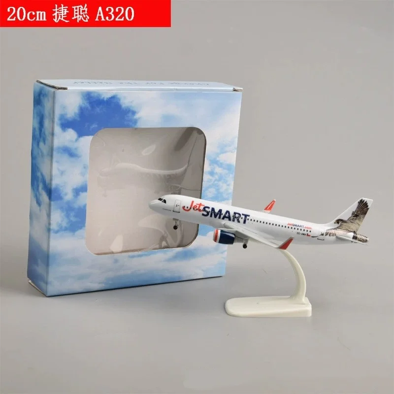 1/300 Scale 20cm A320 JetSmart Diecast Metal Airplane Model Toy Kit with Stand for Collections Displays or Boys' toys Gift
1/300 Scale 20cm A320 JetSmart Diecast Metal Airplane Model Toy Kit with Stand for Collections Displays or Boys' toys Gift
