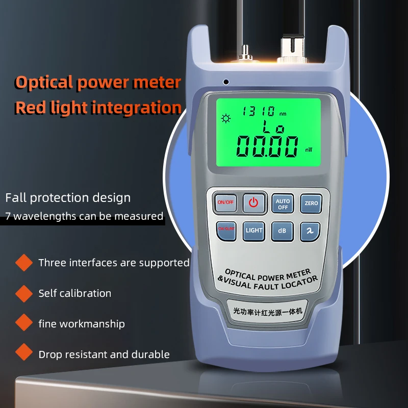 Burboro Handheld Fiber Optical PON Power Meter FTTX Visual Fault Locator Network Cable Test optical fiber tester 10mw 30mw VFL
Burboro Handheld Fiber Optical PON Power Meter FTTX Visual Fault Locator Network Cable Test optical fiber tester 10mw 30mw VFL