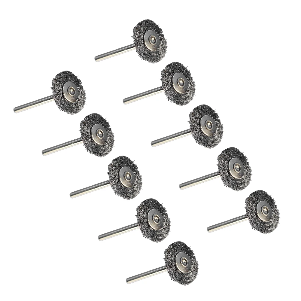 10 PCS Stainless Steel Wire Wheel Brush Set Derusting Polishing Wheels Abrasive Wheels for Rotary Tools
10 PCS Stainless Steel Wire Wheel Brush Set Derusting Polishing Wheels Abrasive Wheels for Rotary Tools