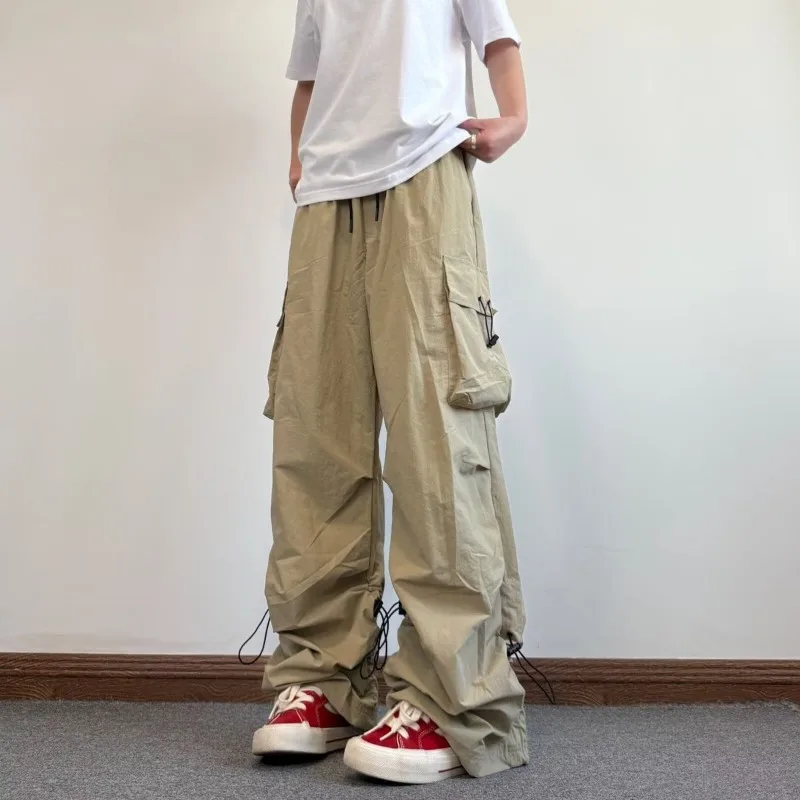 Новые свободные повседневные брюки для женщин, летние тонкие широкие брюки в корейском стиле длиной до пола с ощущением падения
Новые свободные повседневные брюки для женщин, летние тонкие широкие брюки в корейском стиле длиной до пола с ощущением падения