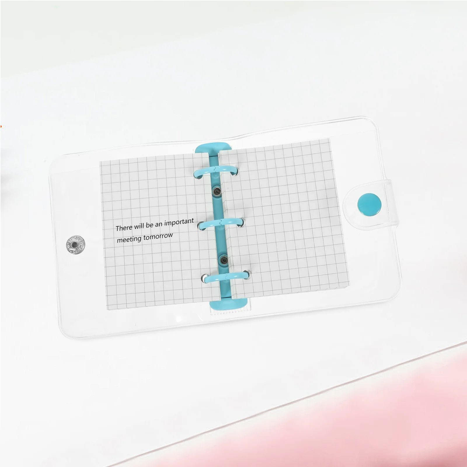 2 set Mini Loose-Leaf Notebook 6-Inch Double Buckle Transparent Cover Detachable Paper Diy Scrapbook For Office Travel Journal
2 set Mini Loose-Leaf Notebook 6-Inch Double Buckle Transparent Cover Detachable Paper Diy Scrapbook For Office Travel Journal