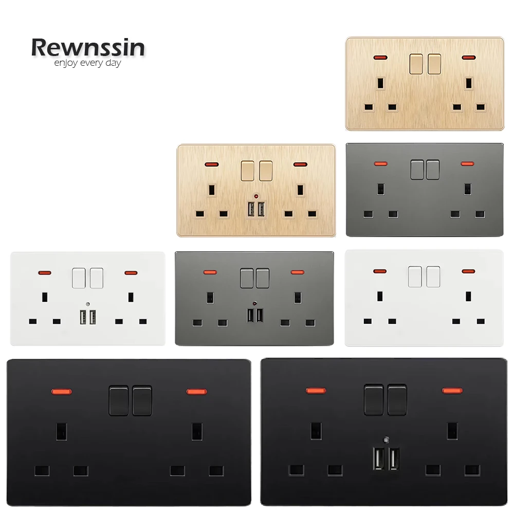 With LED Indicator Light Dual USB Power Socket UK Standard Single And Double Wall Socket Fast Charger Port Malta 13A Socket
With LED Indicator Light Dual USB Power Socket UK Standard Single And Double Wall Socket Fast Charger Port Malta 13A Socket
