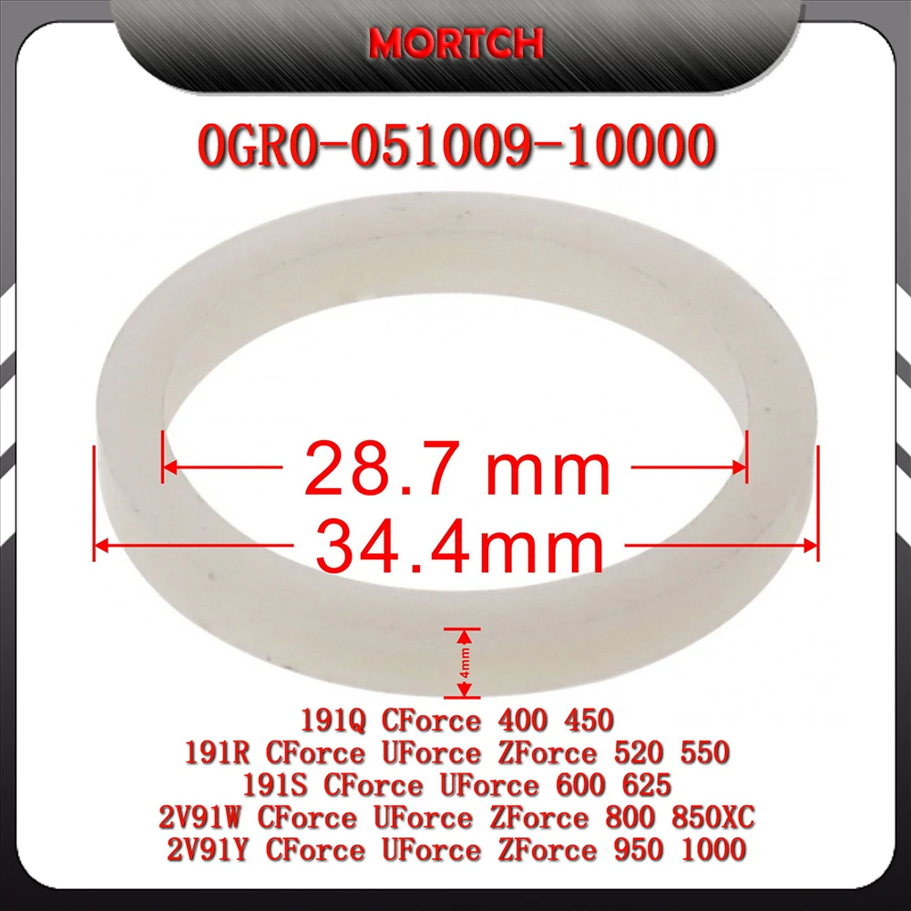 OEM Nylon Washer PN 0GR0-051009-10000 Compatible with CF Moto CForce ZForce UForce 400S 450L 520 550 625 500 600 800 ATV
OEM Nylon Washer PN 0GR0-051009-10000 Compatible with CF Moto CForce ZForce UForce 400S 450L 520 550 625 500 600 800 ATV