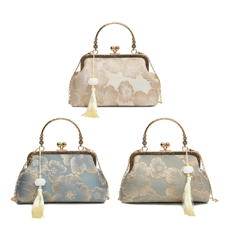 Vintage Inspired Chinese Cheongsam Shoulder Bag with Modern Chain Crossbody Purse Handbag for Ladies
Vintage Inspired Chinese Cheongsam Shoulder Bag with Modern Chain Crossbody Purse Handbag for Ladies