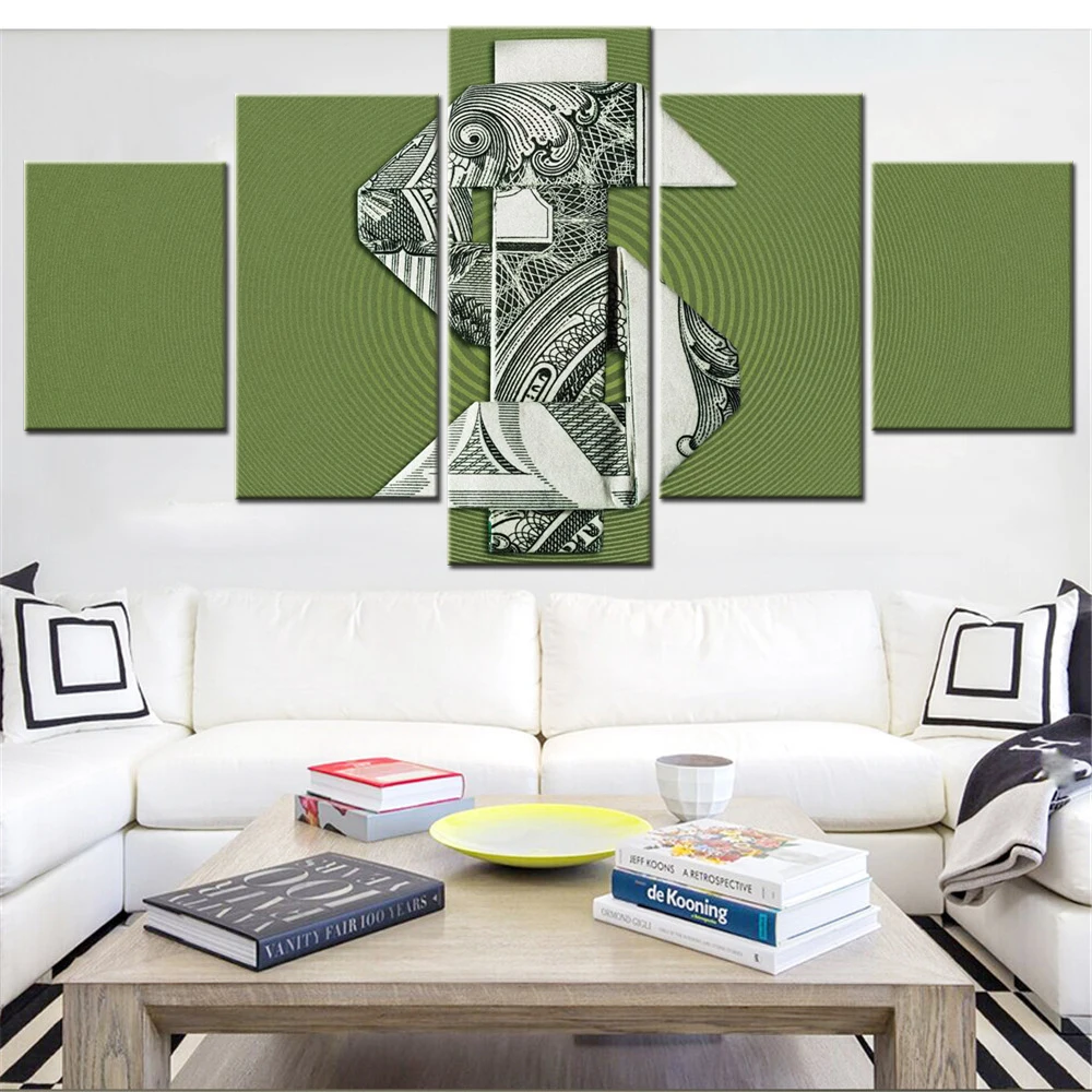 5 Pieces Canvas Wall Arts Poster Painting Lifestyle Origami Dollar Bill Wallpaper Interior Home Decor Picture Printing Artwork
5 Pieces Canvas Wall Arts Poster Painting Lifestyle Origami Dollar Bill Wallpaper Interior Home Decor Picture Printing Artwork