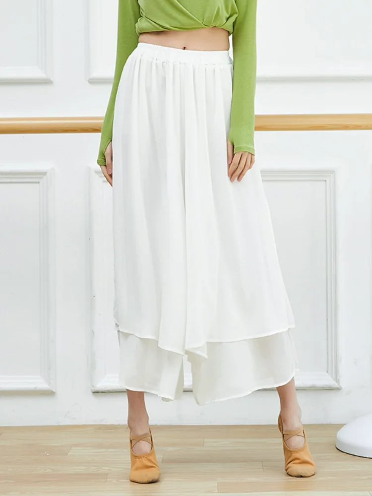 Dance Competitions Modern Wopractice Chinese Style Double Layered Chiffon Split Wide Leg Pants Ethnic Classical Performance
Dance Competitions Modern Wopractice Chinese Style Double Layered Chiffon Split Wide Leg Pants Ethnic Classical Performance