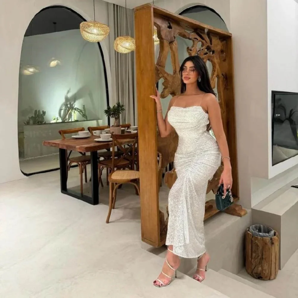 Customized Exquisite Spaghetti Strap Mermaid Evening Dress Charming Sequins Prom Dress Sexy Satin Short Party Gown вечерне
Customized Exquisite Spaghetti Strap Mermaid Evening Dress Charming Sequins Prom Dress Sexy Satin Short Party Gown вечерне