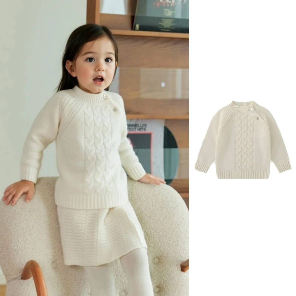 Kids Sweaters 2025 New Winter Boys Girls Cute Knit Sweaters Outwear Tops Clothing
Kids Sweaters 2025 New Winter Boys Girls Cute Knit Sweaters Outwear Tops Clothing