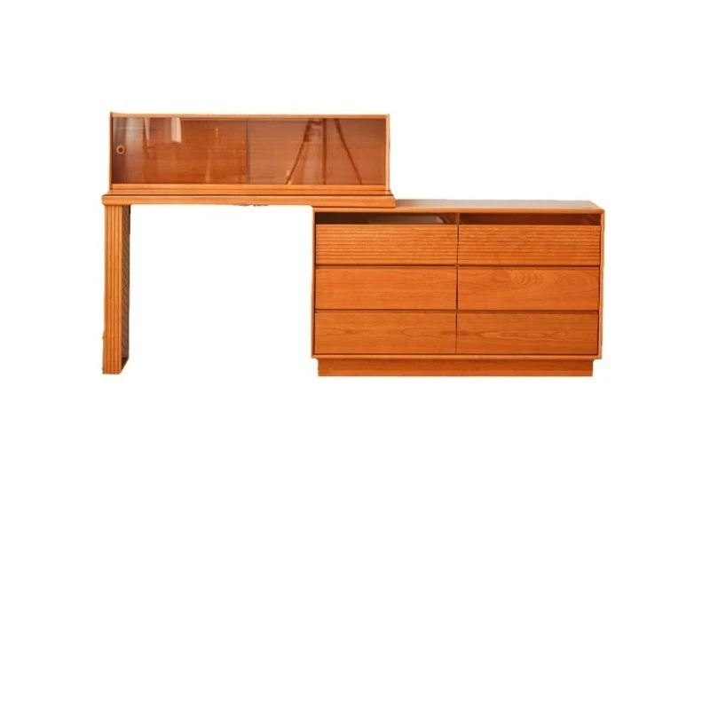 Cherry wood solid wood dresser chest cabinet integrated removable cream wind bedroom bedside makeup table storage cabinet
Cherry wood solid wood dresser chest cabinet integrated removable cream wind bedroom bedside makeup table storage cabinet