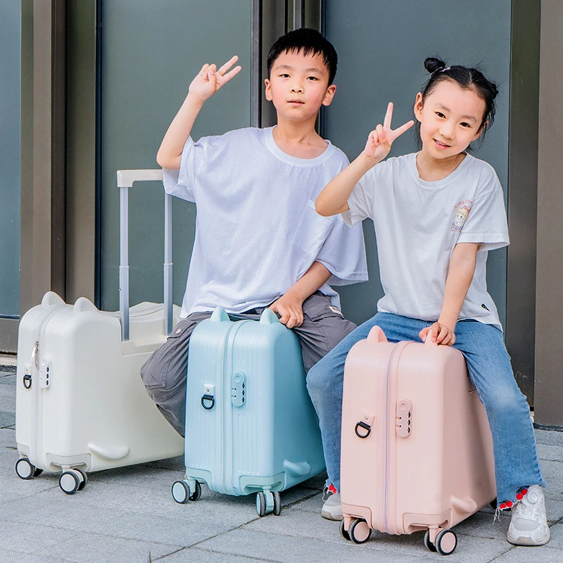 20 Inch New Suitcase with Seat for Kids Luggage Lightweight PC Boarding Suitcase with Pedal Girls and Boys Luggage for Kids
20 Inch New Suitcase with Seat for Kids Luggage Lightweight PC Boarding Suitcase with Pedal Girls and Boys Luggage for Kids
