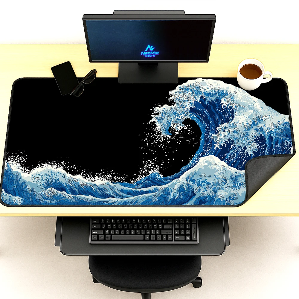 Big Mouse Pad Waves Deskmat Mousepad 80x30 Pc Carpet Black Gaming Mat Xxl Japan Office Aesthetic Rug Computer Desks Accessories
Big Mouse Pad Waves Deskmat Mousepad 80x30 Pc Carpet Black Gaming Mat Xxl Japan Office Aesthetic Rug Computer Desks Accessories