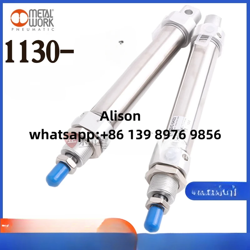 METAL WORK Pneumatic cylinder 113020025/113025050/075/100/125CP 1130200025CP 1130200050CP 1130200075CP 1130200100CP 1130200175CP
METAL WORK Pneumatic cylinder 113020025/113025050/075/100/125CP 1130200025CP 1130200050CP 1130200075CP 1130200100CP 1130200175CP