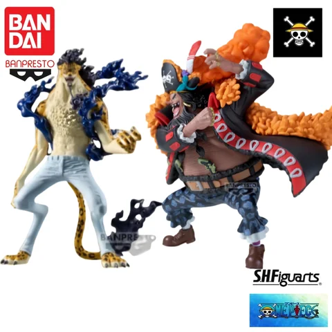 Bandai Original In Stock One Piece Anime Garage Banpresto Marshall D Teach King of artist Rob Lucci Awakening Brand New Boxed