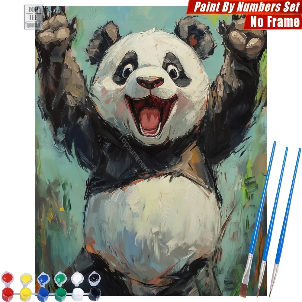 Exuberant Giant Panda Paint By Numbers Set - Jubilant Agitated Pose Abstract Wall Art Christmas Gift For Friend
Exuberant Giant Panda Paint By Numbers Set - Jubilant Agitated Pose Abstract Wall Art Christmas Gift For Friend