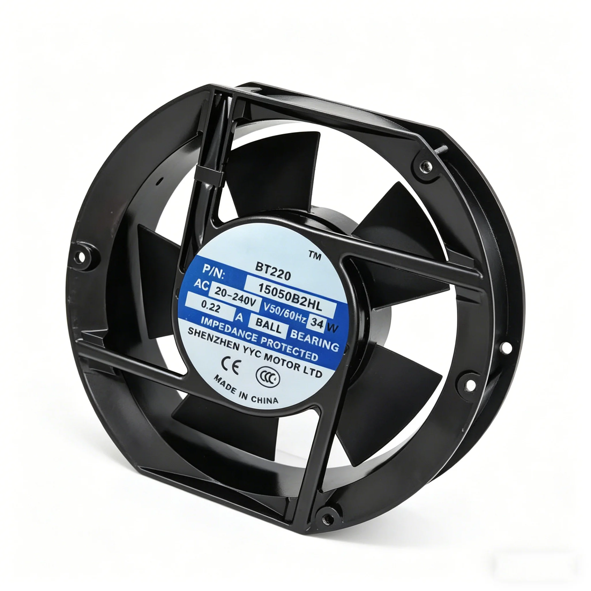 15050B2H 17251 220V 34W AC Axial Fan High Airflow Industrial Cooler
15050B2H 17251 220V 34W AC Axial Fan High Airflow Industrial Cooler