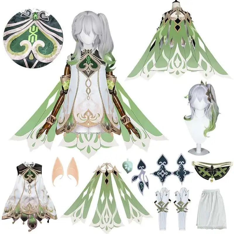 Genshin Impact Nahida Lesser Lord Kusanali Cosplay Costume Game Genshin Wig Dress Halloween Party Costumes Outfit for Women
Genshin Impact Nahida Lesser Lord Kusanali Cosplay Costume Game Genshin Wig Dress Halloween Party Costumes Outfit for Women