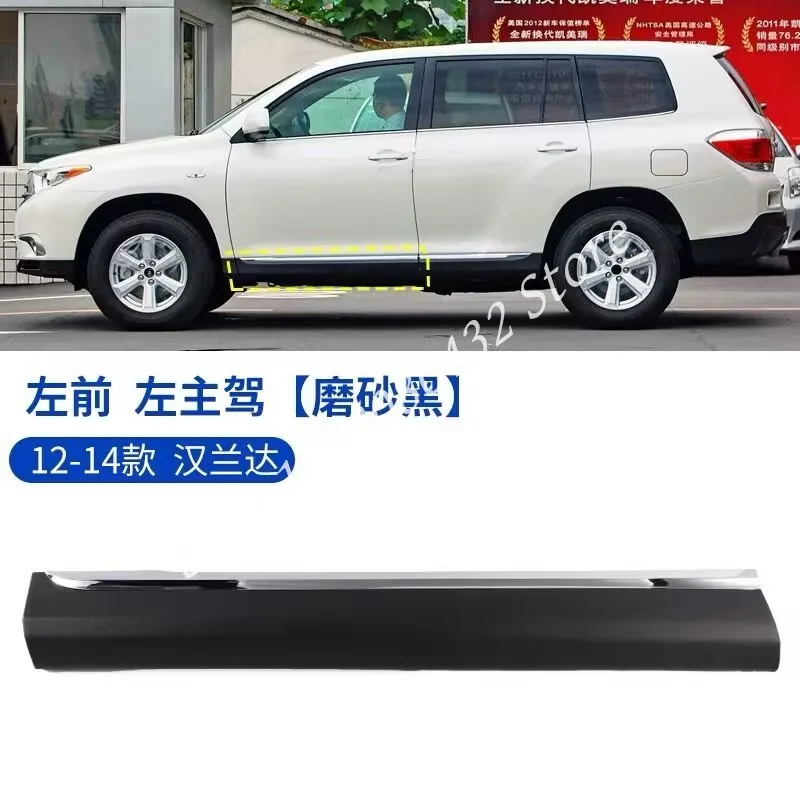 Matte Black car ACCESSORIES auto parts door guard trim lower crash plate for Toyota Highlander 2012-2014
Matte Black car ACCESSORIES auto parts door guard trim lower crash plate for Toyota Highlander 2012-2014