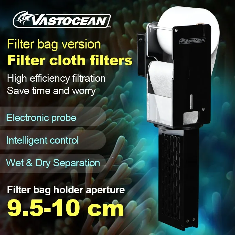 VASTOCEAN Filter Bag Version Fish Tank Filter Cloth Filter Paper Roller Automatic Wet & Dry Separation Explosion Proof Punching
VASTOCEAN Filter Bag Version Fish Tank Filter Cloth Filter Paper Roller Automatic Wet & Dry Separation Explosion Proof Punching
