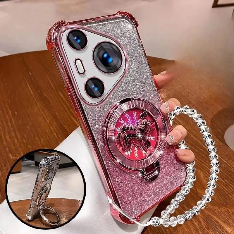 Glitter Shockproof Plating Pony Bracket Bracelet Case For Huawei Pura 80 70 Ultra P60 P50 P40 Pro P30 Lite Silicone Soft Cover
Glitter Shockproof Plating Pony Bracket Bracelet Case For Huawei Pura 80 70 Ultra P60 P50 P40 Pro P30 Lite Silicone Soft Cover