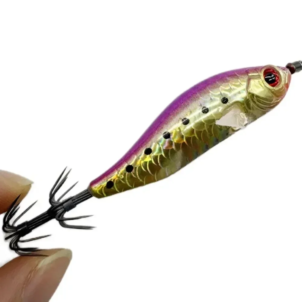 Hook 80mm Cuttlefish Squid Lure Glow Hard Bait Squid Jig Horizontal Wood Shrimp Lure Sea Fishing
Hook 80mm Cuttlefish Squid Lure Glow Hard Bait Squid Jig Horizontal Wood Shrimp Lure Sea Fishing