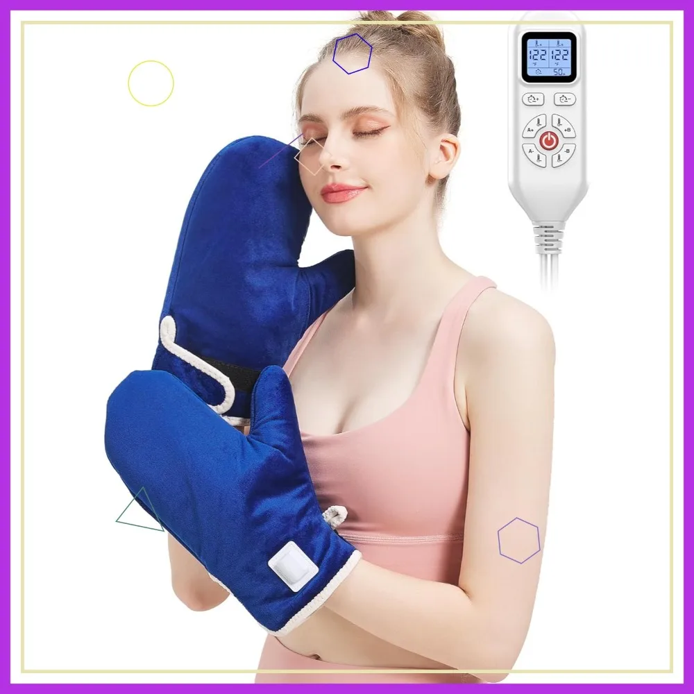 Heated Gloves for Arthritis Hands - Electric Mittens, 30s Fast Heat, Carpal Tunnel Relief, Auto Shut Off, 86-158℉
Heated Gloves for Arthritis Hands - Electric Mittens, 30s Fast Heat, Carpal Tunnel Relief, Auto Shut Off, 86-158℉