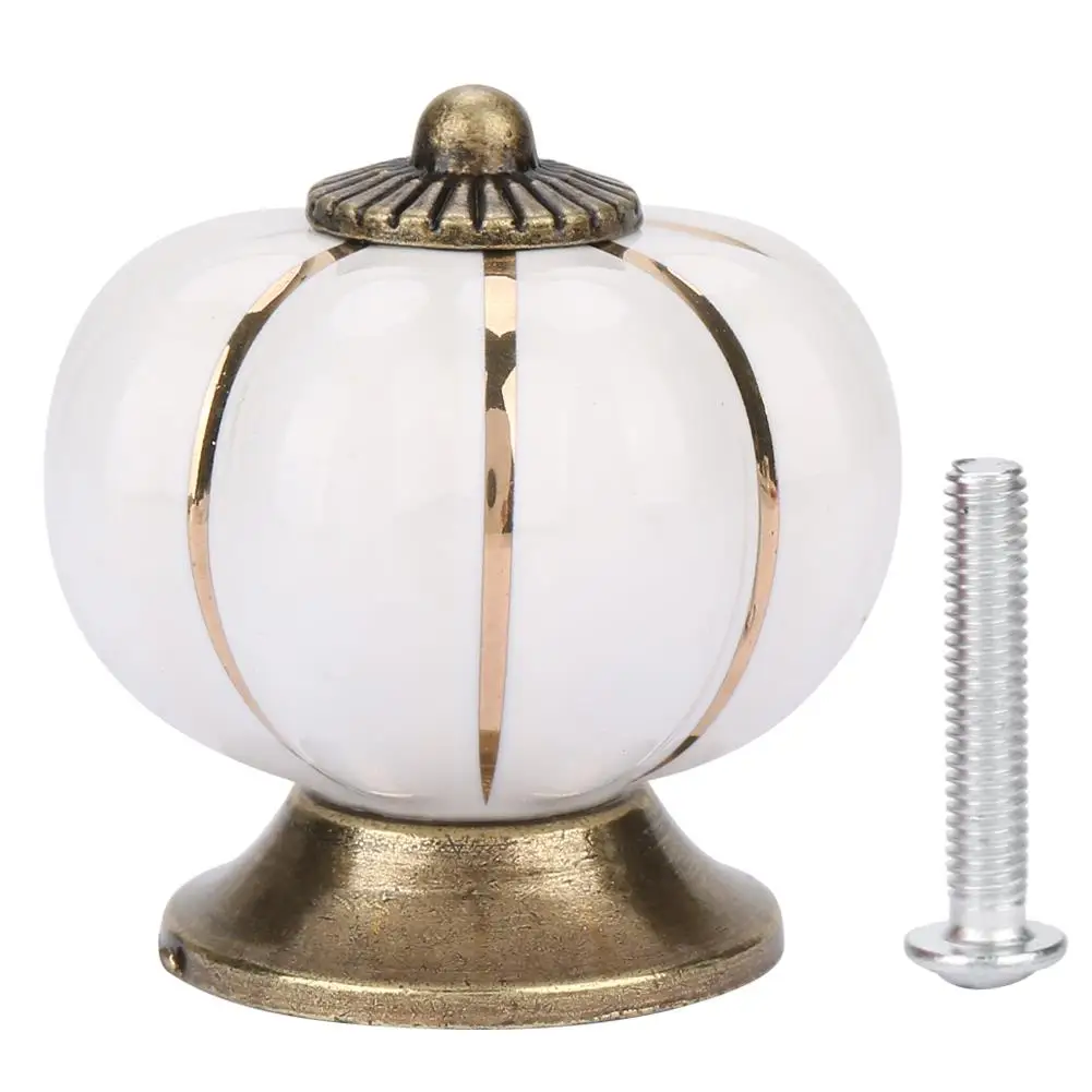 Pumpkin Ceramic Handles Drawer Knobs Cupboard Door Handles Cabinet Handles Single Hole with screws
Pumpkin Ceramic Handles Drawer Knobs Cupboard Door Handles Cabinet Handles Single Hole with screws