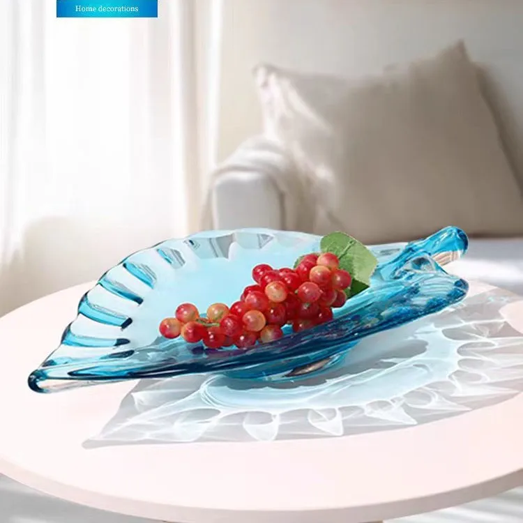 PZ Modern creative leaf modeling glazed fruit plate, high-end sample room, entrance handicraft ornament
PZ Modern creative leaf modeling glazed fruit plate, high-end sample room, entrance handicraft ornament