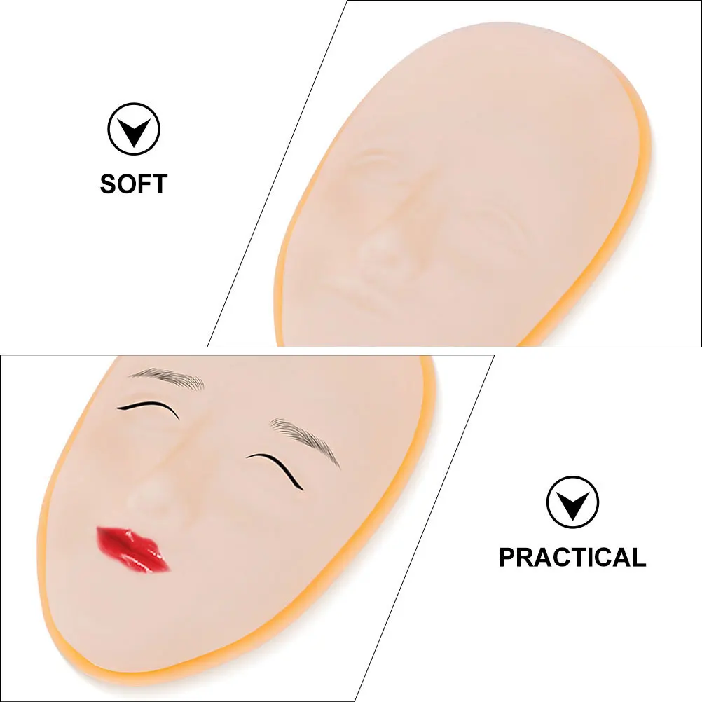 2 Pcs Human Face Base Silicone Practice Skin Fake Eyebrow Body Training Mannequin Silica Gel Head
2 Pcs Human Face Base Silicone Practice Skin Fake Eyebrow Body Training Mannequin Silica Gel Head