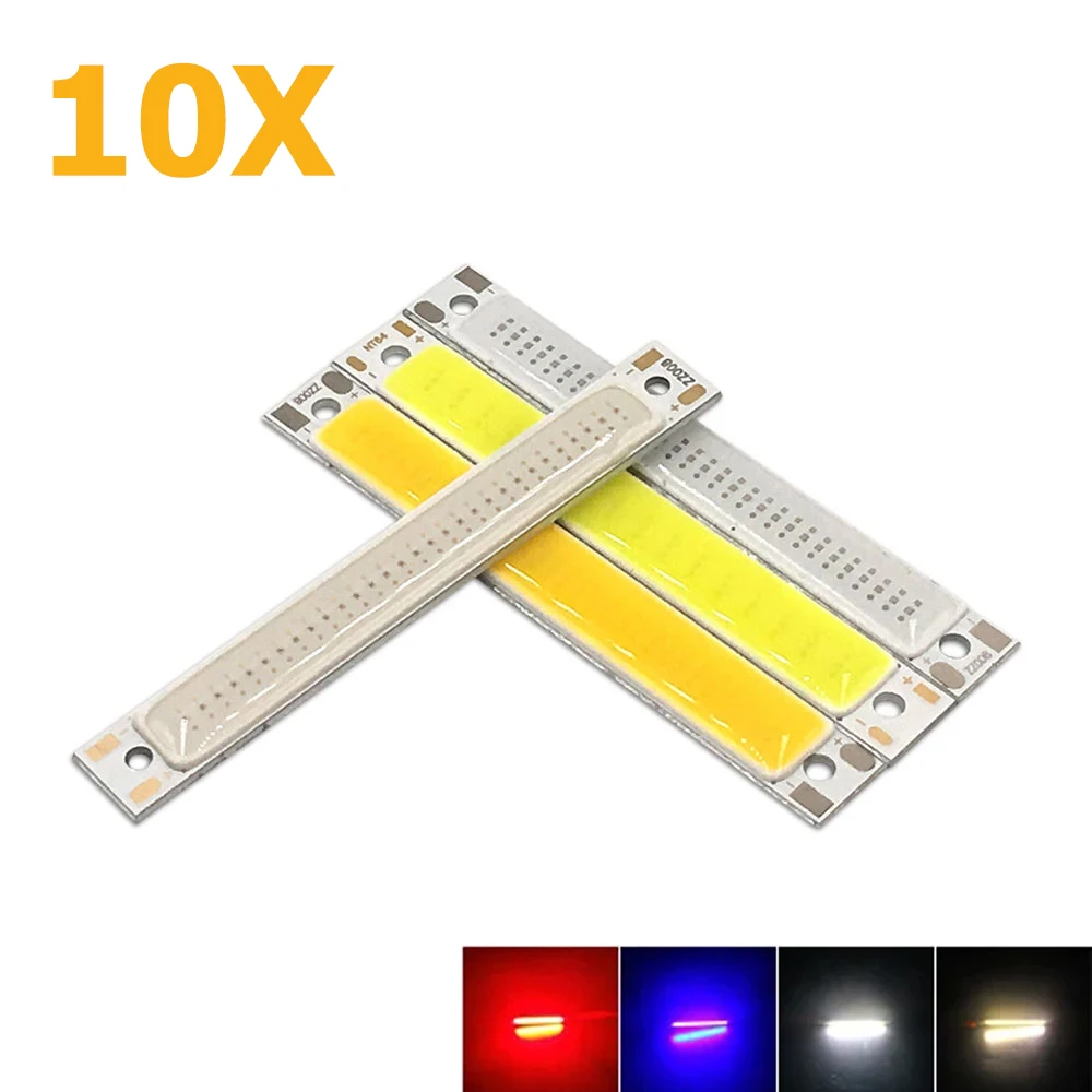 10X Led Strip Light 3w Cob Red Bar 6000k Lights Blue Warm White Dc3v Diy White Home Beads Ultra Bright Car Garage Lighting Chip
10X Led Strip Light 3w Cob Red Bar 6000k Lights Blue Warm White Dc3v Diy White Home Beads Ultra Bright Car Garage Lighting Chip