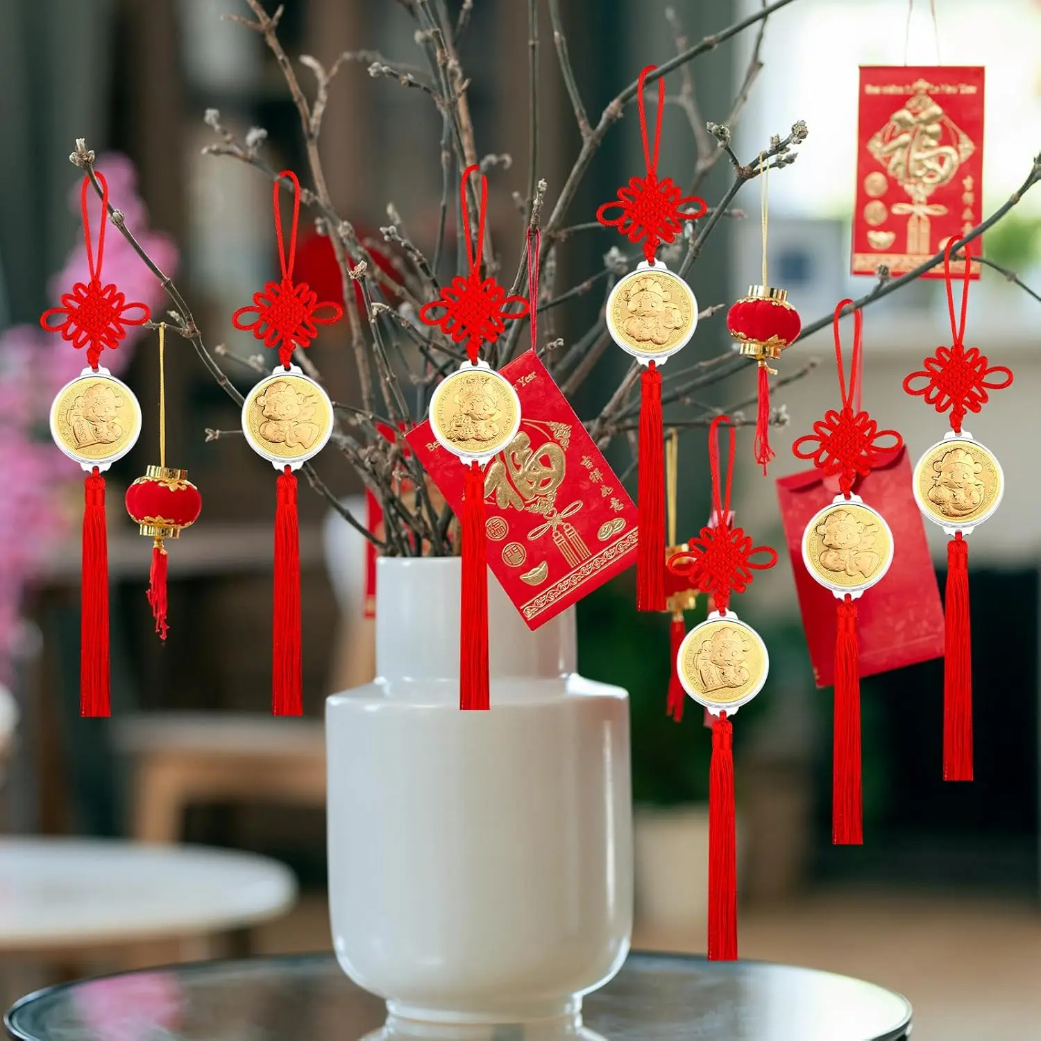 1PCS Chinese New Year Decoration 2025 Home Gold Tassel Party Hangings Pandent Chinese Style Lucky Feng Shui Bonsai Home Decor
1PCS Chinese New Year Decoration 2025 Home Gold Tassel Party Hangings Pandent Chinese Style Lucky Feng Shui Bonsai Home Decor