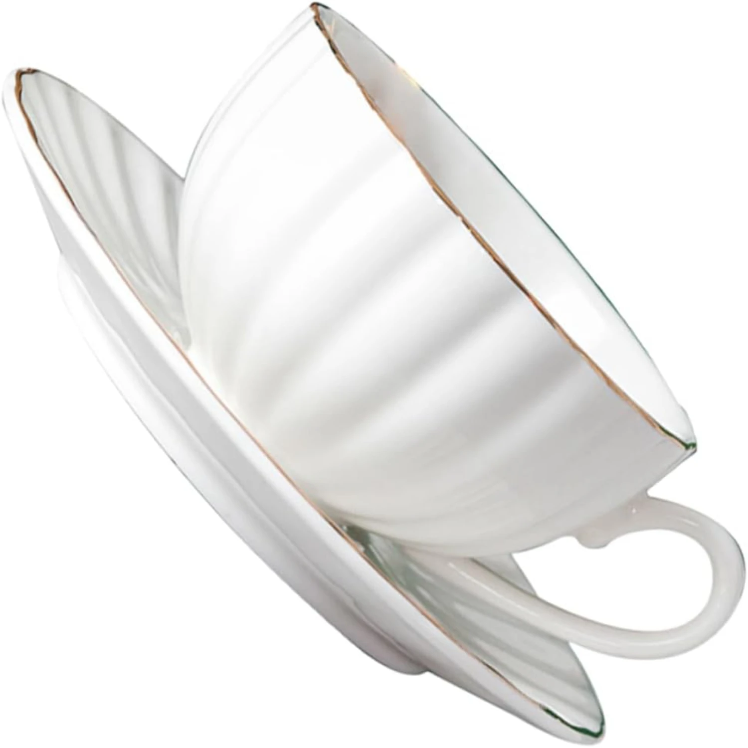 Elegant Vintage Golden Coffee Cup and Saucer Set - Stylish Marble Ceramics Glass and Latte Mug - Perfect U.K. White Tableware fo
Elegant Vintage Golden Coffee Cup and Saucer Set - Stylish Marble Ceramics Glass and Latte Mug - Perfect U.K. White Tableware fo
