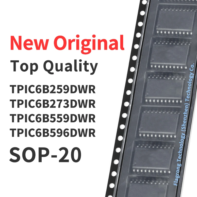 10 Pieces TPIC6B259DWR TPIC6B273DWR TPIC6B559DWR TPIC6B596DWR SOP-20 Chip IC New Original
10 Pieces TPIC6B259DWR TPIC6B273DWR TPIC6B559DWR TPIC6B596DWR SOP-20 Chip IC New Original