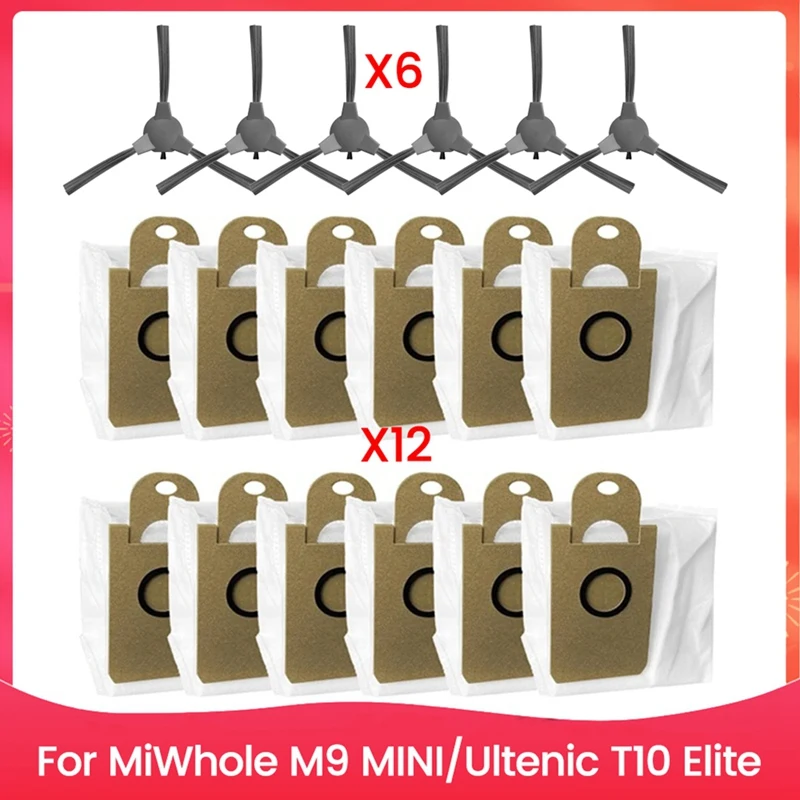 ABBN 18 шт. вакуумный мешок для пыли и набор щеток для Miwhole M9 MINI для пылесоса Ultenic T10 Elite, запасные части
ABBN 18 шт. вакуумный мешок для пыли и набор щеток для Miwhole M9 MINI для пылесоса Ultenic T10 Elite, запасные части