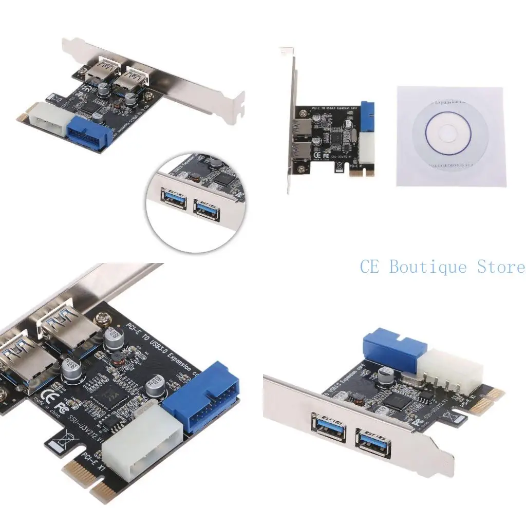 652F PCI for Express Extender to Internal 2 Port 19Pin Header PCI for Express USB Expansion Card Adapter 5Gbps Transfer R
652F PCI for Express Extender to Internal 2 Port 19Pin Header PCI for Express USB Expansion Card Adapter 5Gbps Transfer R